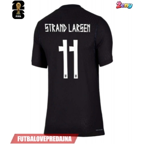 Lacne Ženy Futbalové dres Nórsko Jorgen Strand Larsen #11 MS 2026 Krátky Rukáv - Preč